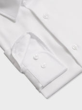 Chemise Non Iron Slim En Twill De Coton Blanc