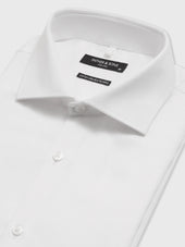 Chemise Non Iron Regular En Coton Fa Onn Blanc