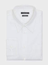 Chemise loose en coton façonné blanc