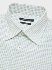 Chemise Regular En Popeline De Coton Motif Kaki