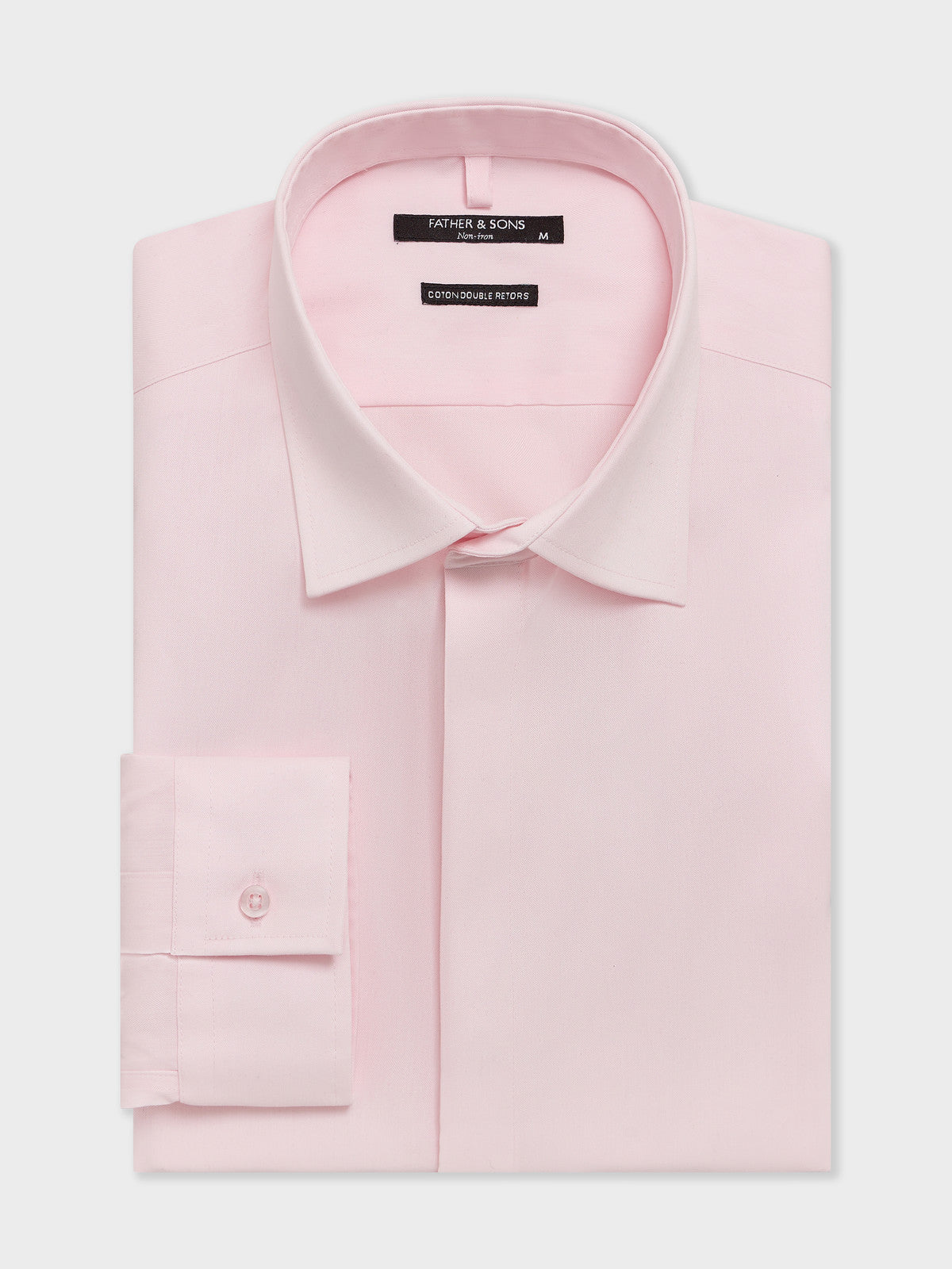 Chemise Non Iron Slim En Coton Oxford Rose