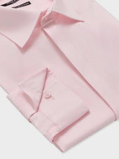 Chemise Non Iron Slim En Coton Oxford Rose