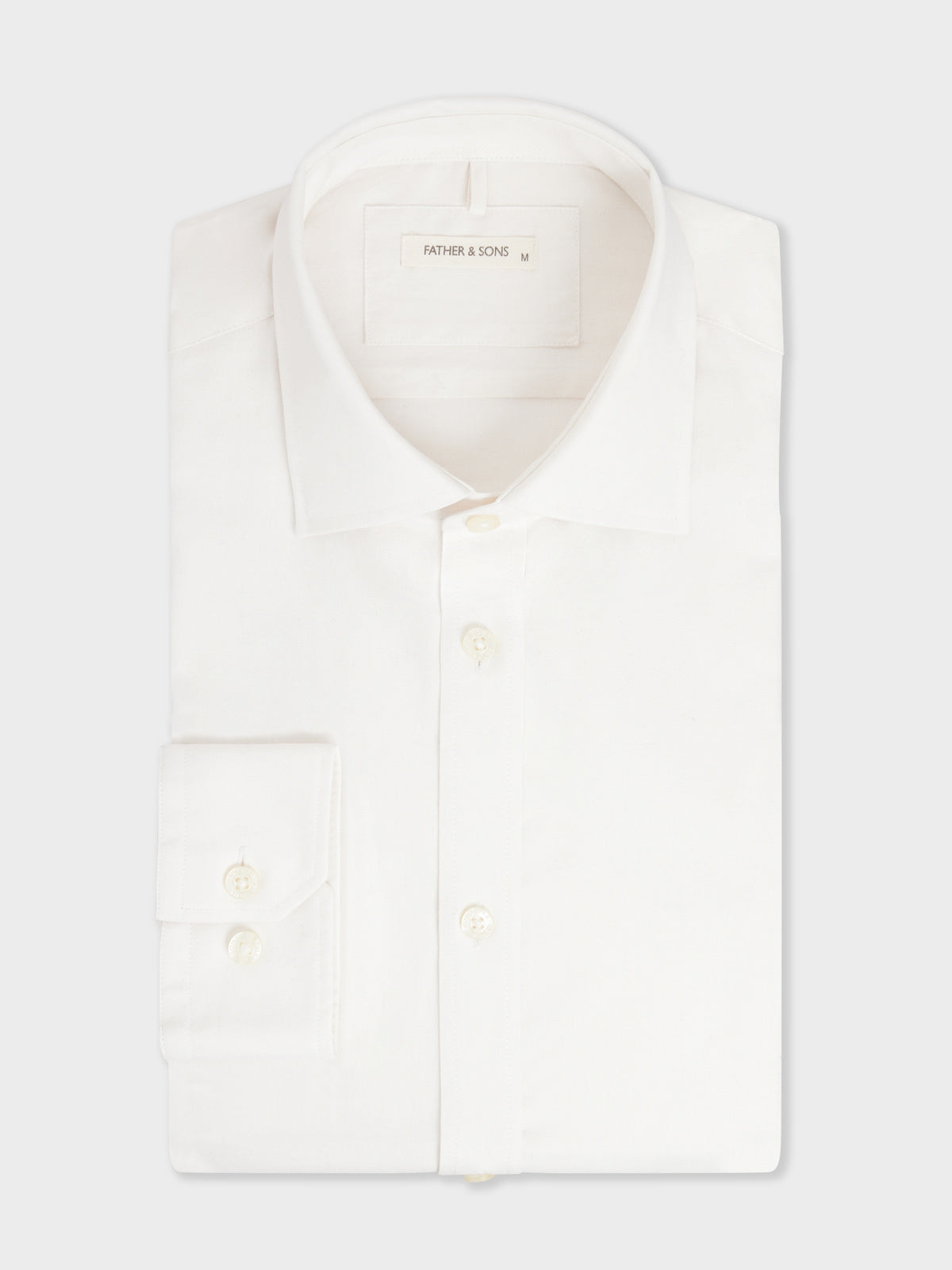 Chemise Slim En Coton Chevron Cru