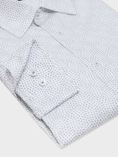 Chemise Regular En Popeline De Coton Motif Noir