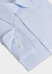 Chemise Non Iron Regular En Coton Jacquard Bleu P Le