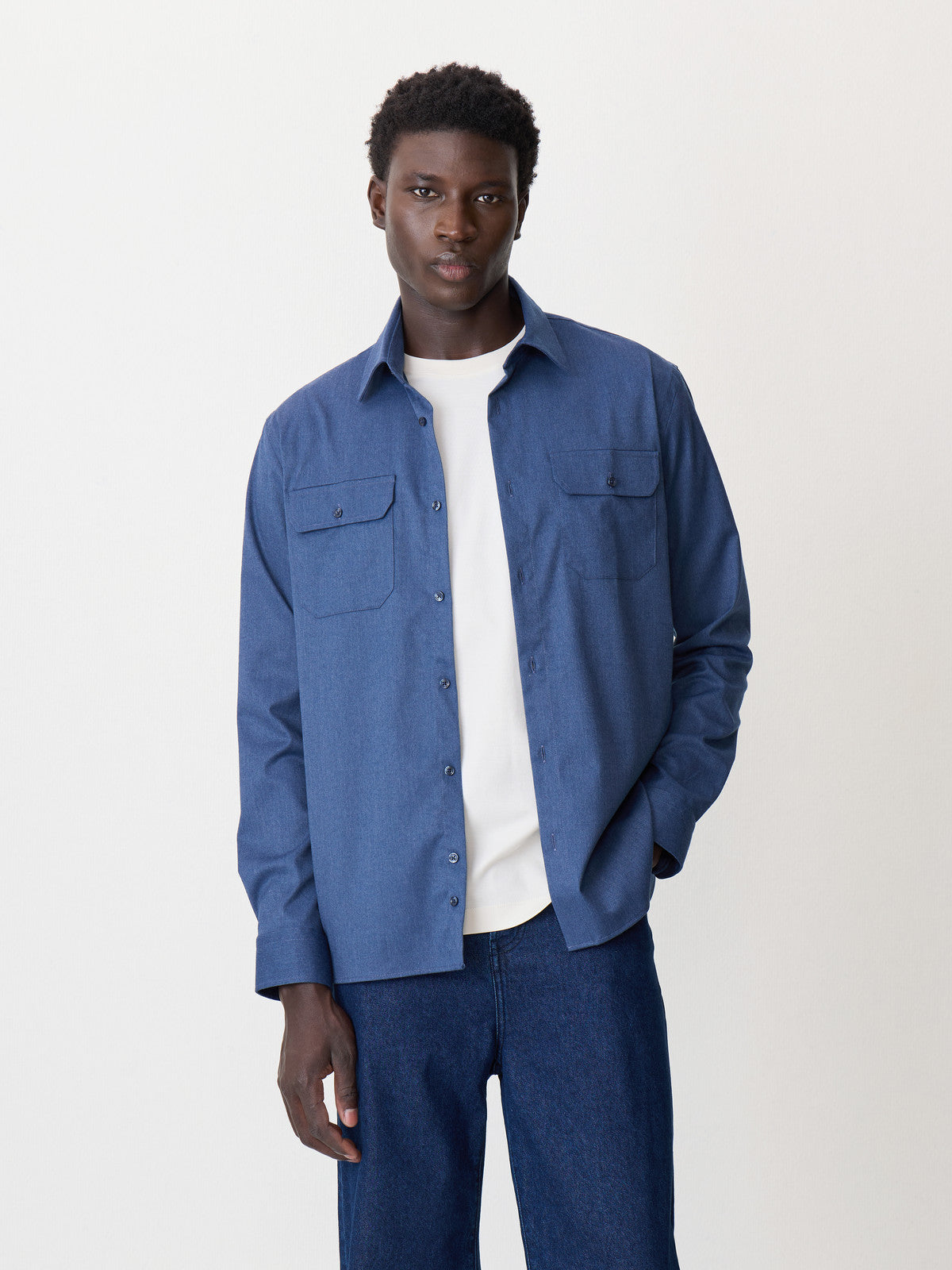 Surchemise Bleu Indigo