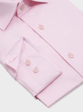 Chemise Slim En Satin De Coton