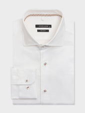 Chemise Slim En Coton Fa Onn Blanc