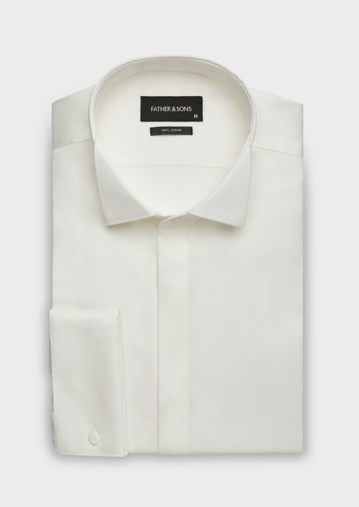 Chemise Habill E Slim En Popeline De Coton Cru Col Cass