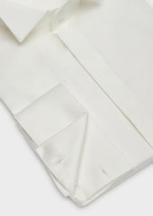 Chemise Habill E Slim En Popeline De Coton Cru Col Cass