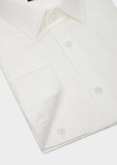 Chemise Habill E Regular En Twill De Coton Uni Cru