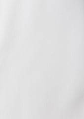 Chemise Habill E Regular En Satin Uni Blanc Col Cass