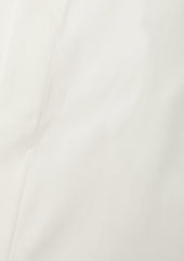 Chemise Habill E Regular En Satin Uni Cru Col Cass