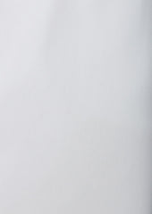 Chemise Habill E Slim En Satin Uni Blanc