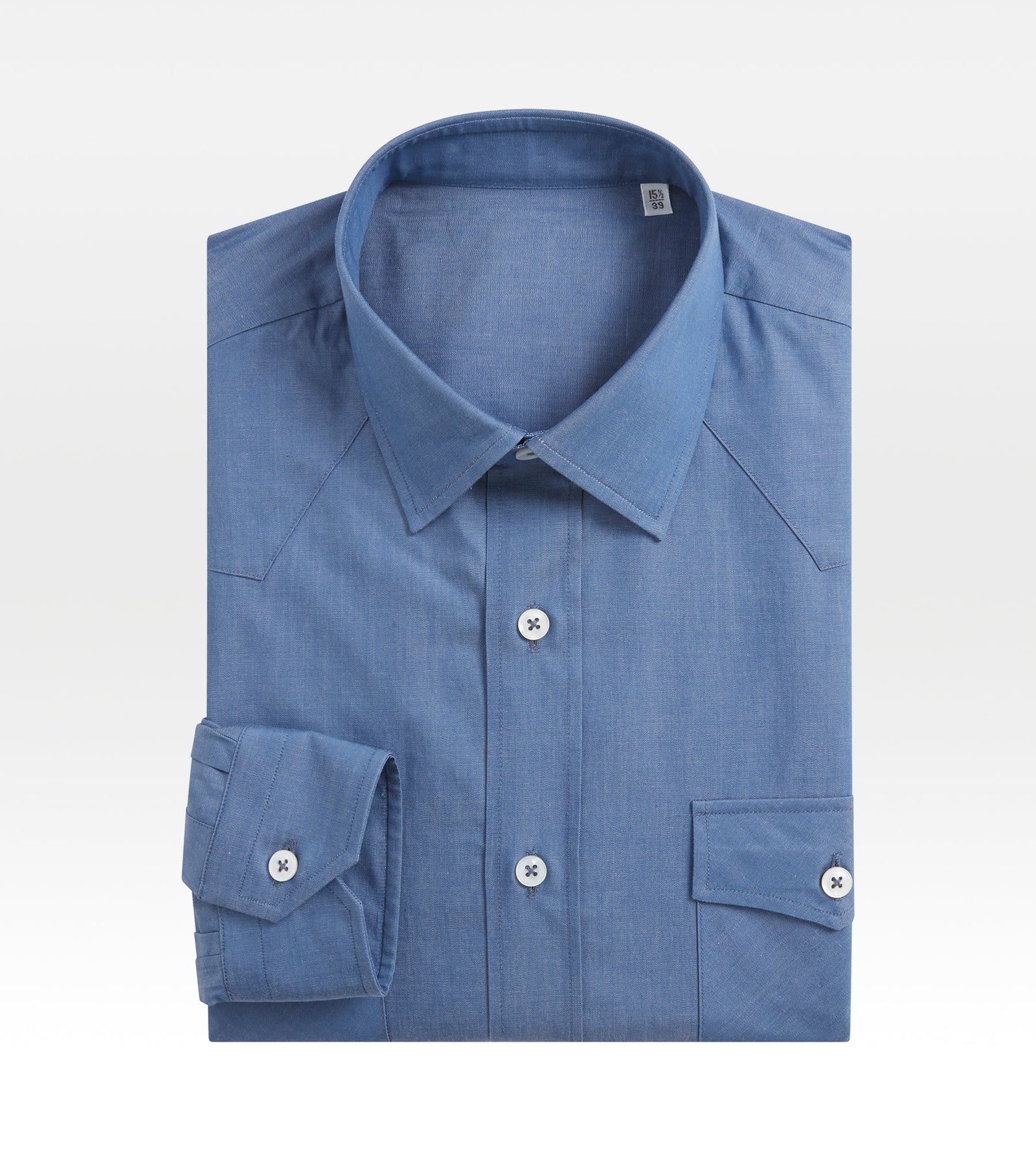 Chemise Bleue En Coton 24h Du Mans