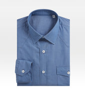Chemise bleue en coton - 24h du Mans
