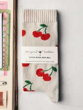 the "cherry" sock
