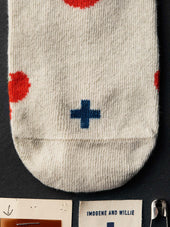 the "cherry" sock