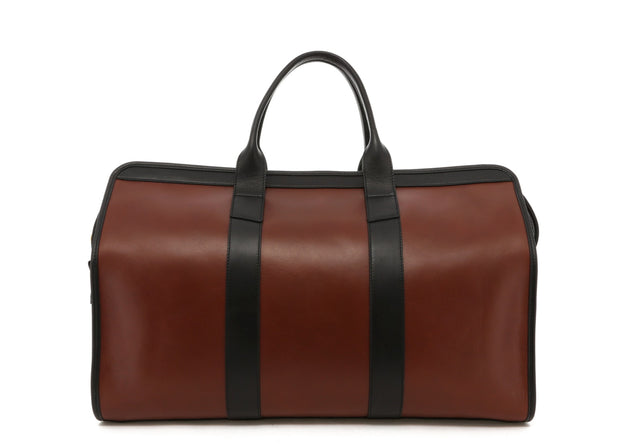 Signature Travel Duffle - Chestnut/Black Trim - Black Interior - Belting Leather
