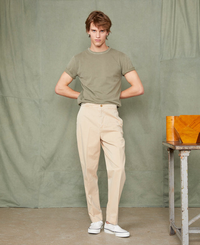 Chino a taille elastique