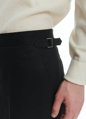 Organic cotton gabardine chino trousers