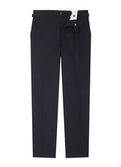 Cotton Canvas Fitted Chino Pants