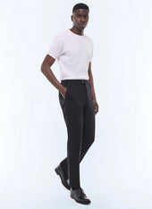 Cotton canvas fitted chino pants