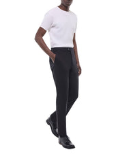 Cotton Canvas Fitted Chino Pants