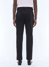 Cotton canvas fitted chino pants