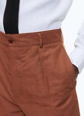 Linen And Cotton Chino Trousers
