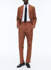 Linen And Cotton Chino Trousers