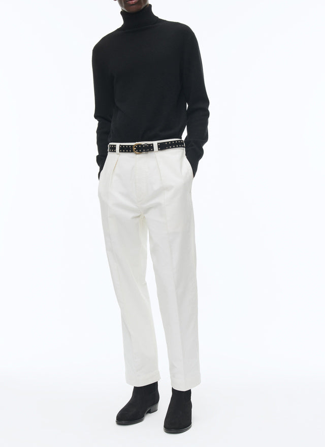 Organic Cotton Straight Chino Trousers