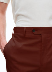 Cotton serge chino trousers