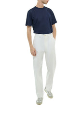 Straight Leg Cotton Serge Chinos