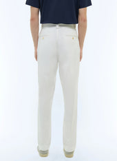 Straight Leg Cotton Serge Chinos