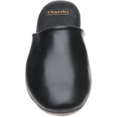 Church Arran slippers in black nappa