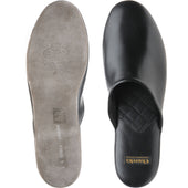 Church Arran slippers in black nappa