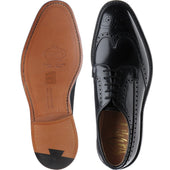 Church Grafton mens brogues in black polished binder