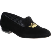 Church Sovereign slippers in black velvet