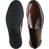 Church Tunbridge R mens rubber-soled loafers in tabac