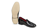 CHURCHILL SLIPPER - Black Patent