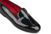 CHURCHILL SLIPPER - Black Patent