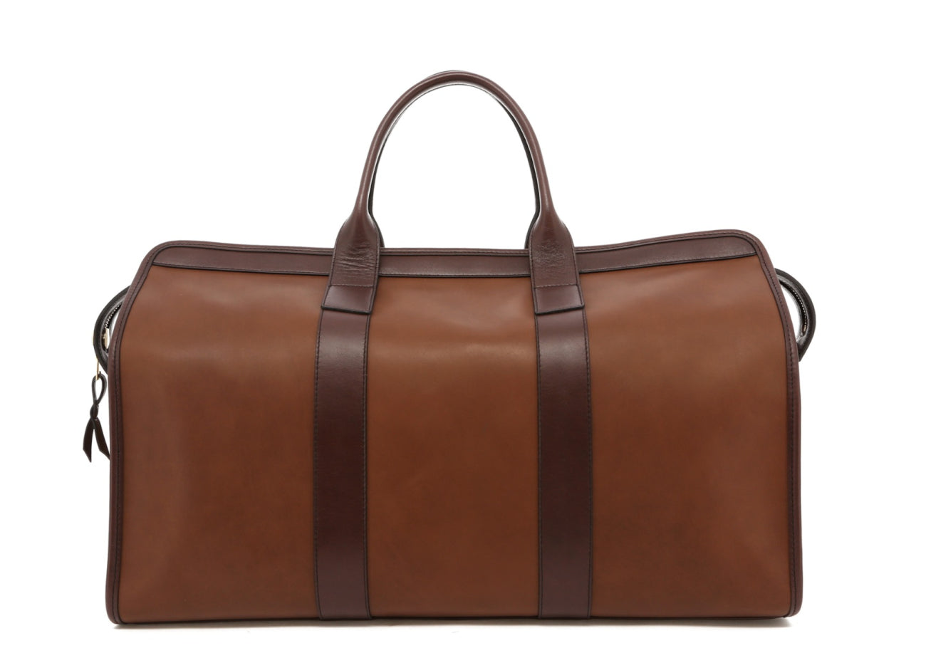 Signature Travel Duffle - Cigar / Chocolate Trim