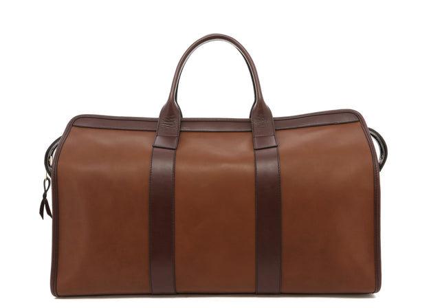Signature Travel Duffle - Cigar / Chocolate Trim