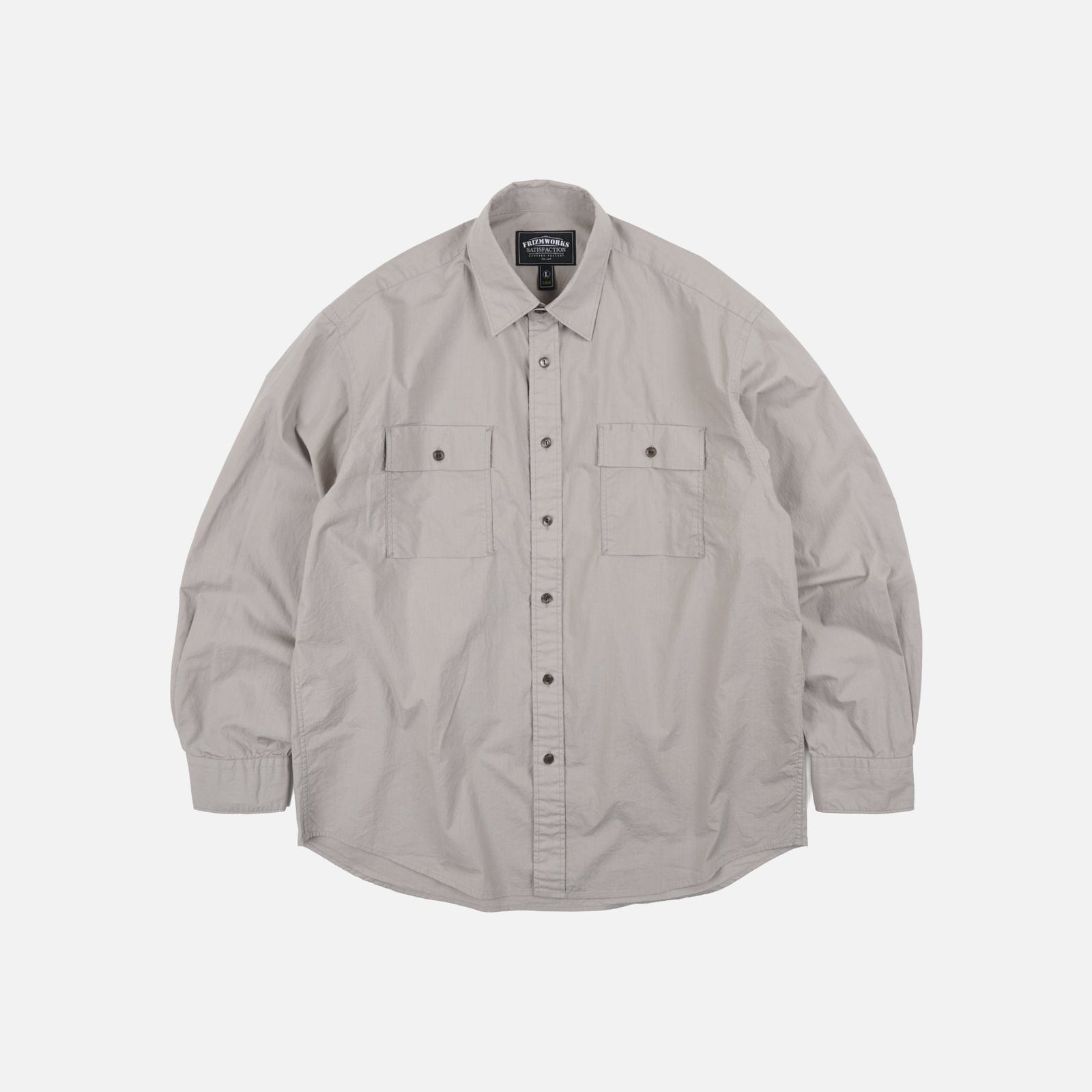 Cigarette Pocket Typewriter Shirt Mud
