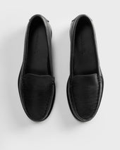 City Loafer Deerskin - Black