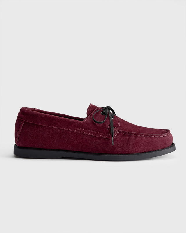 City Moc - Burgundy Suede