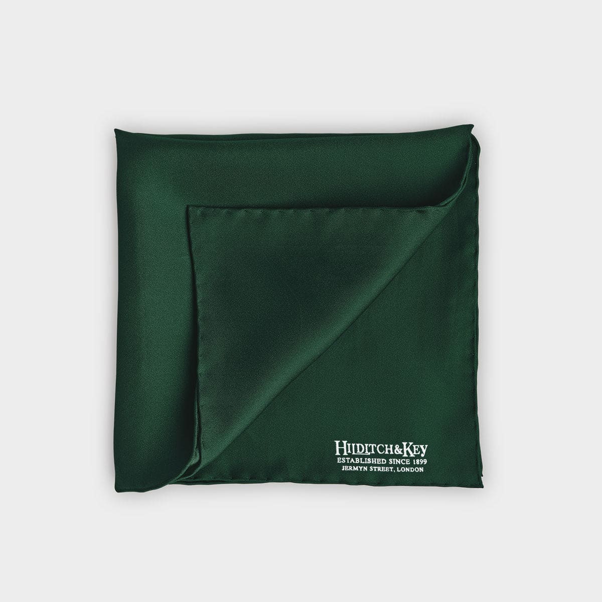 Classic Dark Silk Pocket Square