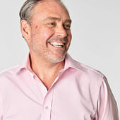 Classic Fit Light Gingham Check Cotton Shirt With Classic Collar Two Button Cuff