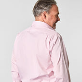 Classic Fit Light Gingham Check Cotton Shirt With Classic Collar Two Button Cuff